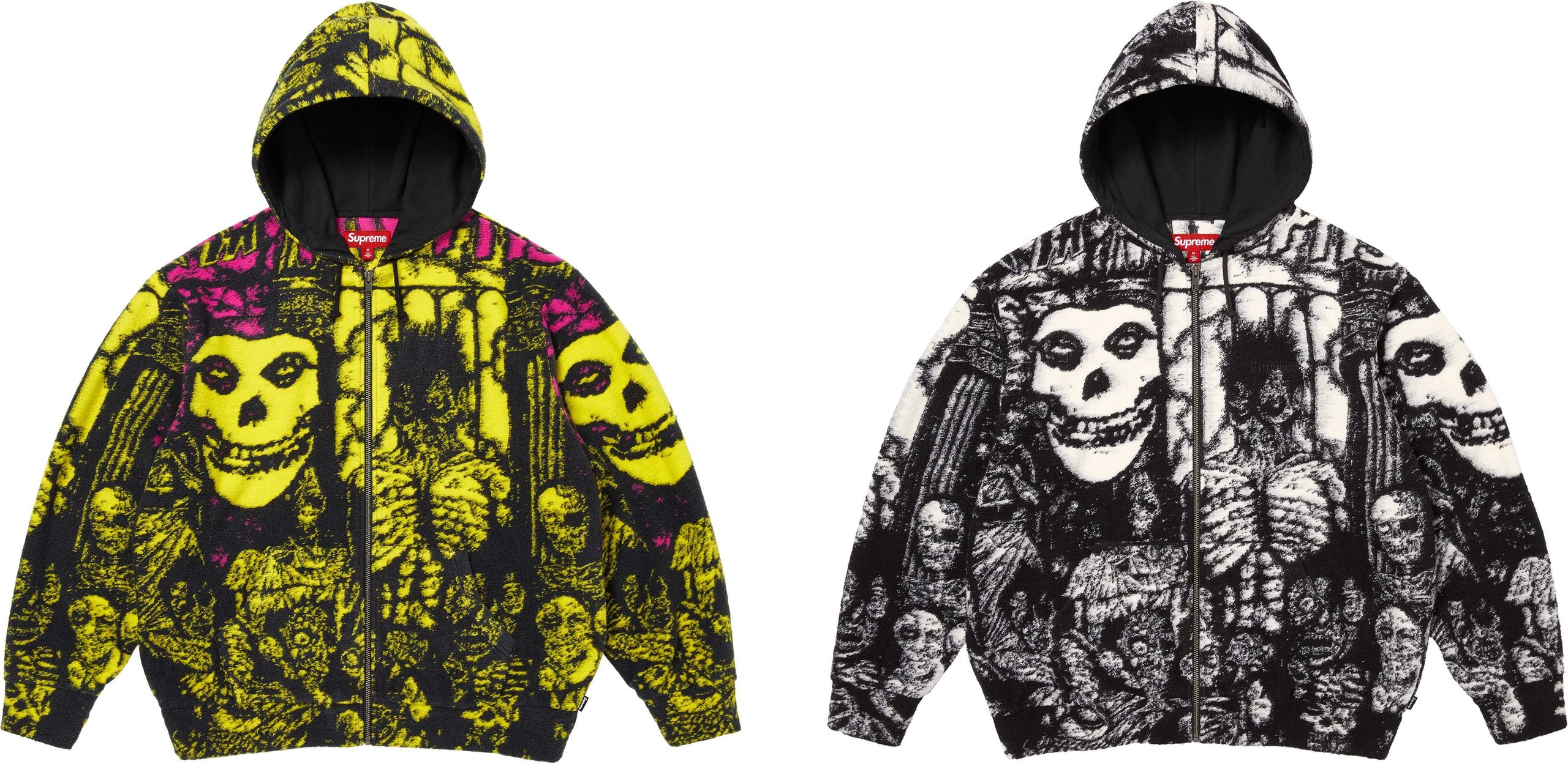 Supreme/The Misfits® Zip Up Hooded Sweater